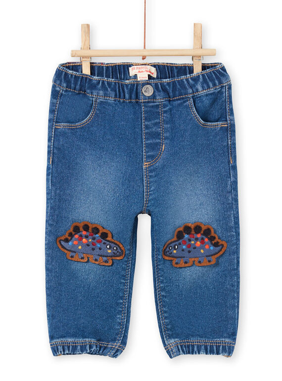 Jeans blu patch dinosauri neonato MUPAJEAN / 21WG10H1JEAP274