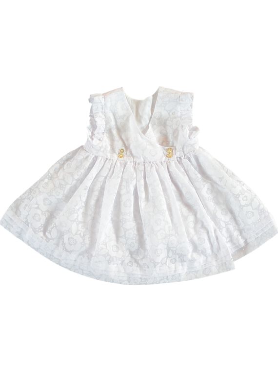 Abito da cerimonia bianco neonata JIPOEROB1 / 20SG09G2ROB000
