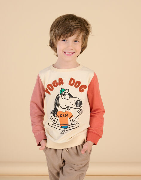 T-shirt con motivo cane yoga RODAYTEE2 / 23S902M2TMLA002