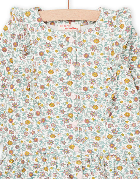 Abito con stampa a fiori e leggings a tinta unita PIRHUENS / 22WG09Q1ENS001
