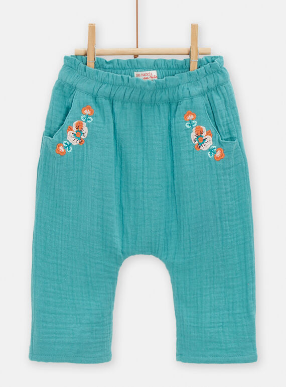 Pantaloni blu neonata TICOPAN / 24SG09N1PAN215