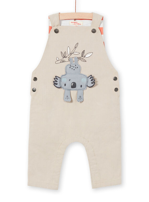 Salopette beige neonato LUPOESAL / 21SG10Y1SAL811