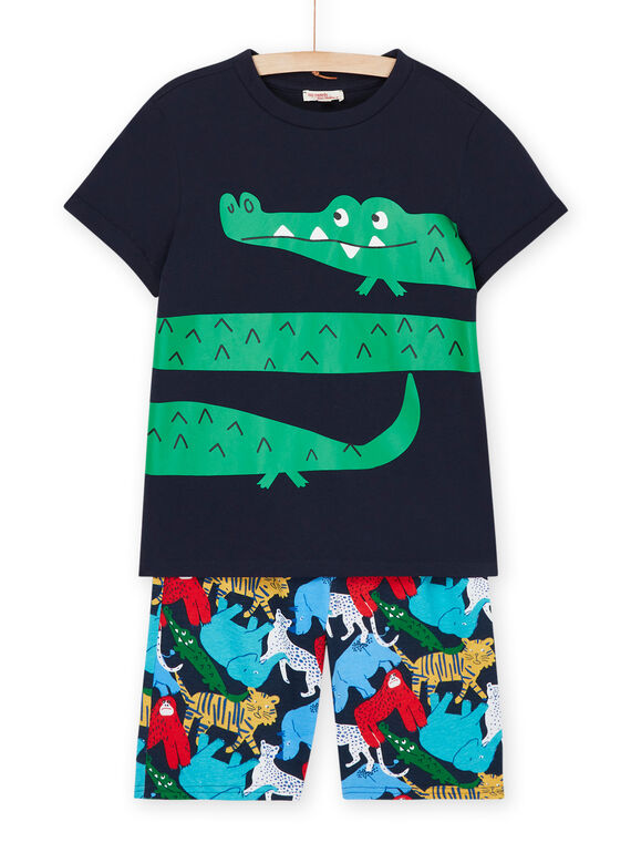 T-shirt e bermuda blu notte ROPLAENS1 / 23S902P1ENS705