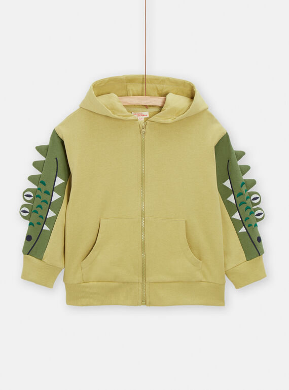 Cardigan verde chiaro bambino TOLIGIL / 24S902T1GILG601