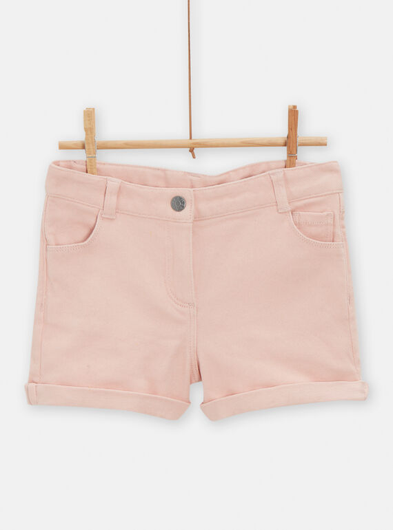 Shorts in jeans rosa bambina TAJOSHORT4 / 24S901C1SHOD329