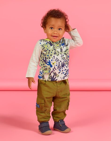 Pantalon Cargo Kaki Motif Tigre Bebe Garcon Pantalon Jean Bebe Dpam
