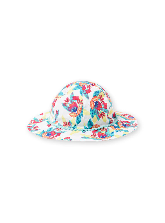 Cappello con stampa a fiori colorato bambina JYAMARHAT / 20SI01P2CHA000