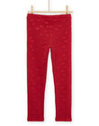 Leggings con stampa arcobaleno rossa PAJOLEG2 / 22W901C3PAN410