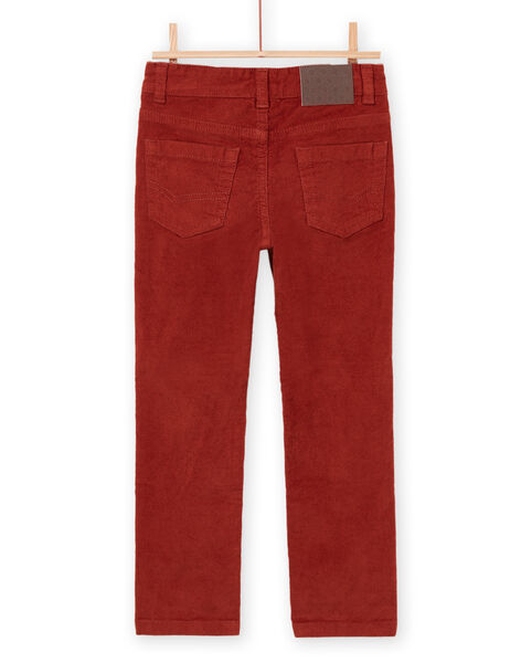 Pantaloni in tela rossi POJOPAVEL3 / 22W902C1PAN050