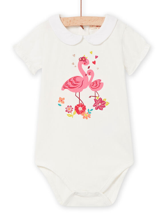Body ecrù neonata NIFLABOD / 22SG09R1BOD001