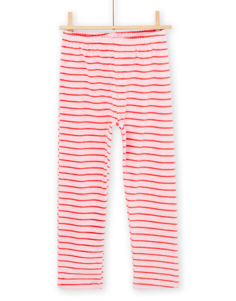 Pigiama t-shirt e pantaloni in velluto con stampa occhiali PEFAPYJSUN / 22WH1134PYJ307