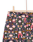 Gonna in velluto con stampa a fiori PARHUJUP / 22W901Q1JUPC205