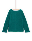 Cardigan turchese scuro PAJOCAR3 / 22W901D3CARC217