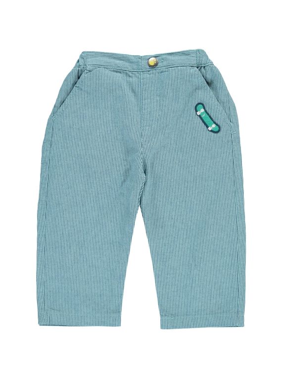 Baby boys' striped trousers CUHOPAN / 18SG10E1PAN099