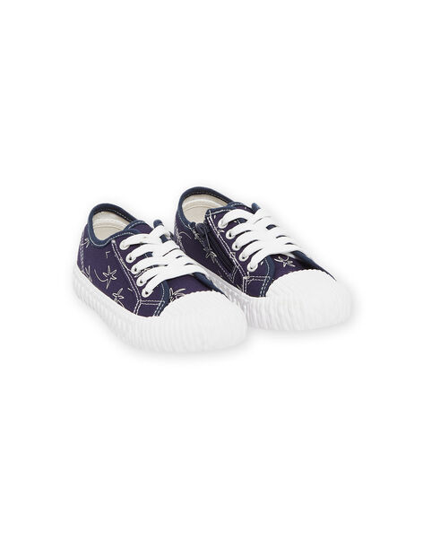 Sneakers in tela con stampa fantasia ROTOILBLUE / 23KK3673D16070