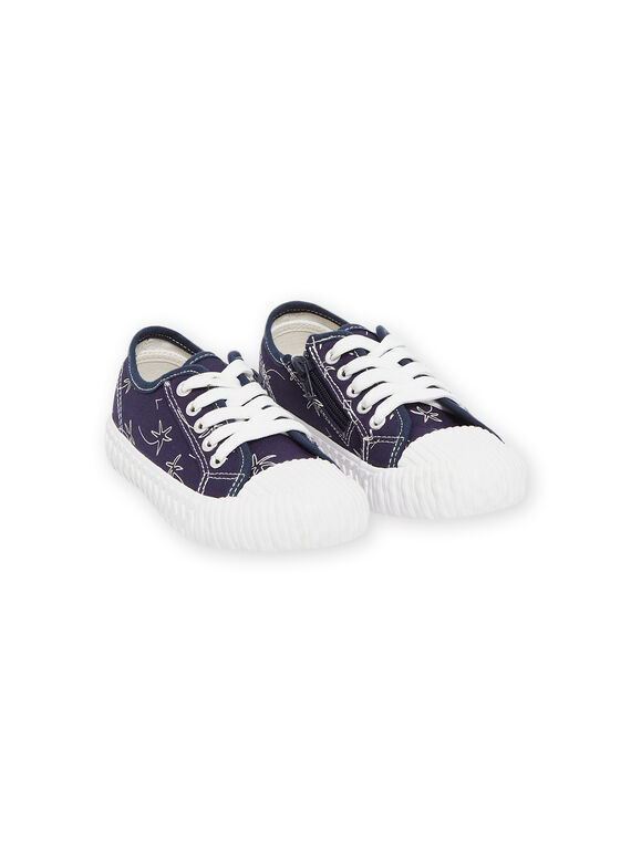 Sneakers in tela con stampa fantasia ROTOILBLUE / 23KK3673D16070