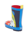 Stivali da pioggia navy con motivo tigre bambino NOPLUITIGER / 22KK3662D0C070