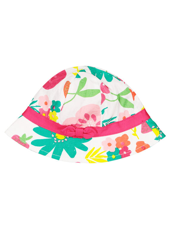 Cappello da pescatore a fiori neonata FYIYECHA2 / 19SI09M2CHA000