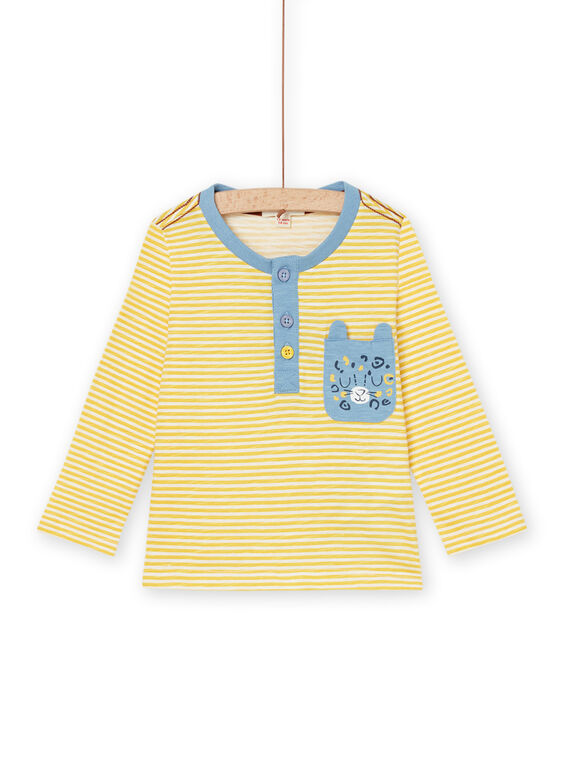 T-shirt a maniche lunghe a righe PUJOTUN1 / 22WG10D3TMLB105