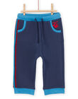 Pantaloni a tinta unita con cintura e parte inferiore delle gambe a contrasto PUGOBAJOG / 22WG10O3PAN715