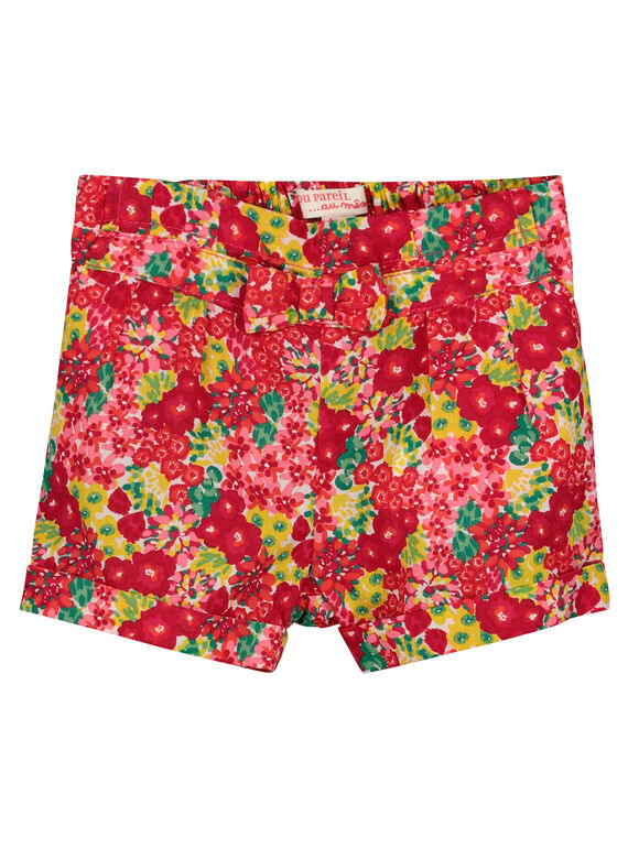 Shorts a fiori neonata FIYESHO1 / 19SG09M1SHO000