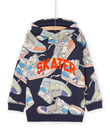 Felpa con cappuccio con stampa sneakers ROPURSWE1 / 23S902L2SWE705