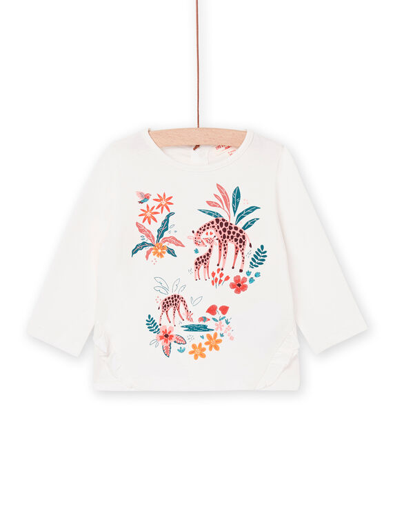 T-shirt maniche lunghe ecrù PIPRITEE / 22WG09P1TML001