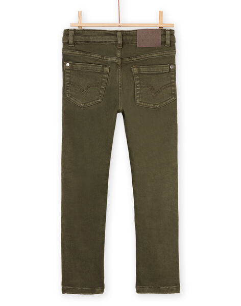 Pantaloni kaki in tela POJOPAKNI1 / 22W902B5PAN609
