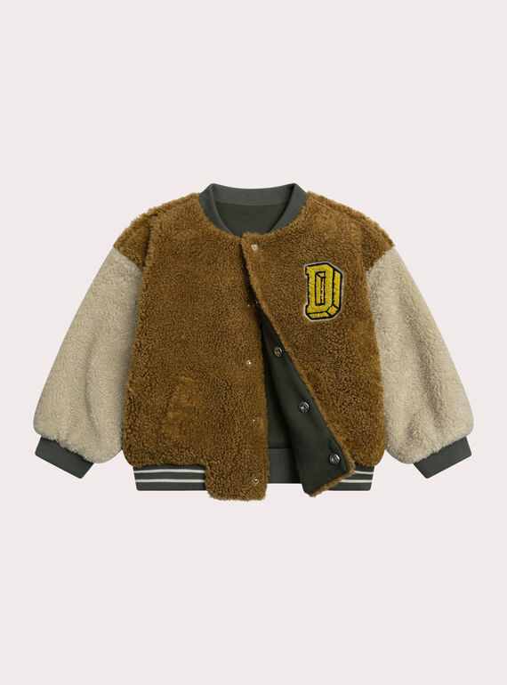 Brown KIDS CARDIGAN XOCOGIL / 25W902O1GIL821