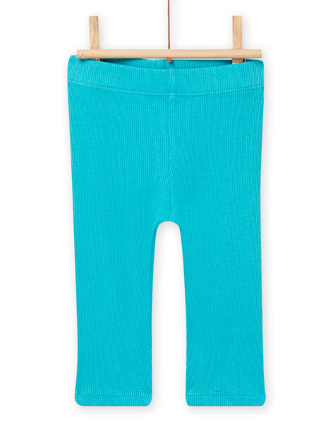 Leggings stretch blu turchese neonata NYIJOLEG2 / 22SI0963CAL202