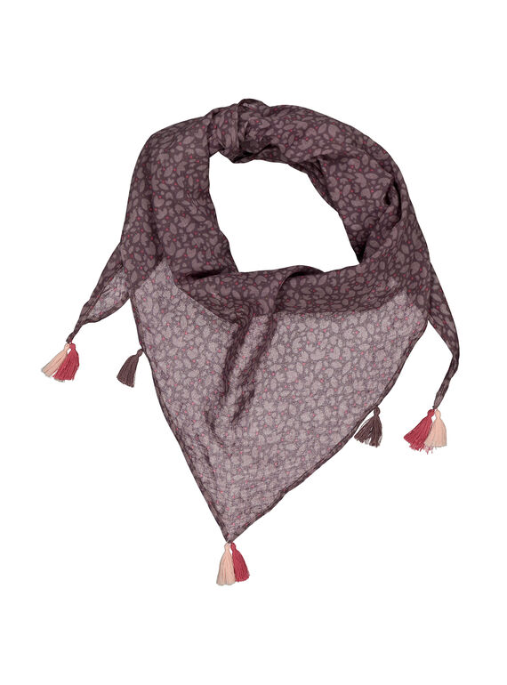 Foulard con pompon bambina FYAJOUFOUL / 19SI01T1FOU099