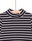 Dolcevita ecrù e navy a righe PUJOSOUP2 / 22WG10C1SPLC205