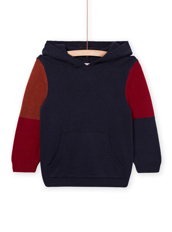 Maglia con cappuccio motivo lupo POGOPUL / 22W902O1PUL705