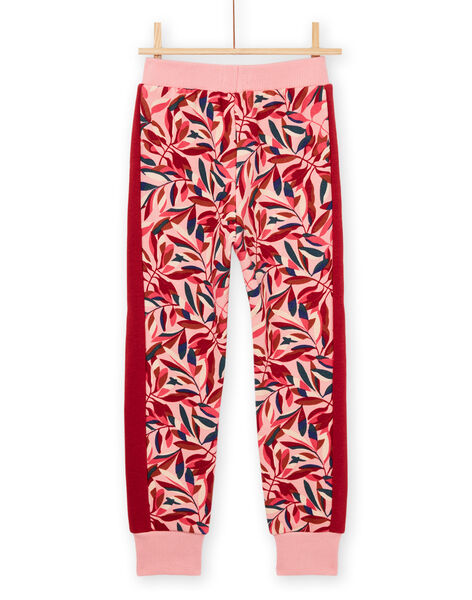 Pantaloni sportivi con stampa foglie PAPRABAJOG / 22W901S1JGBD324