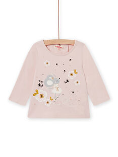 T-shirt rosa motivi topolino fantasia neonata MIHITEE / 21WG09U1TMLD328