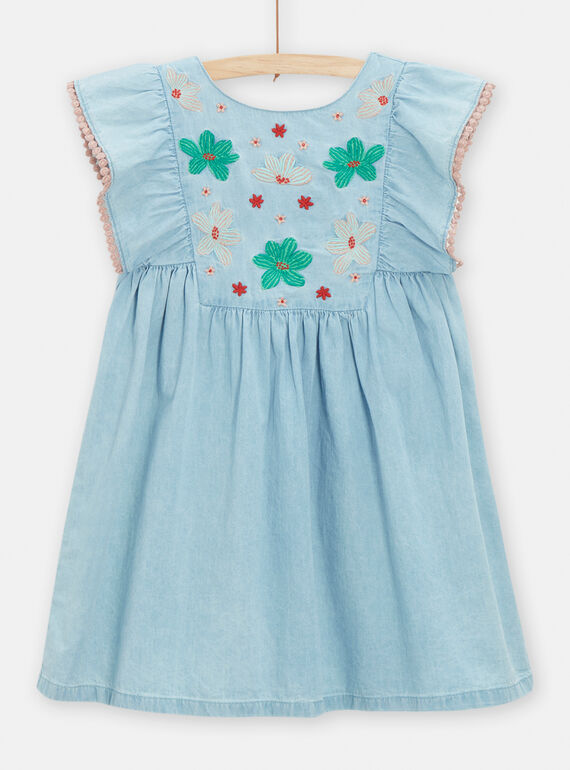 Abito azzurro bambina TACOROB2 / 24S901N2ROBP272