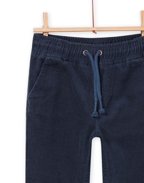 Pantaloni in velluto con elastico in vita PORHUPAN2 / 22W902Q2PAN716