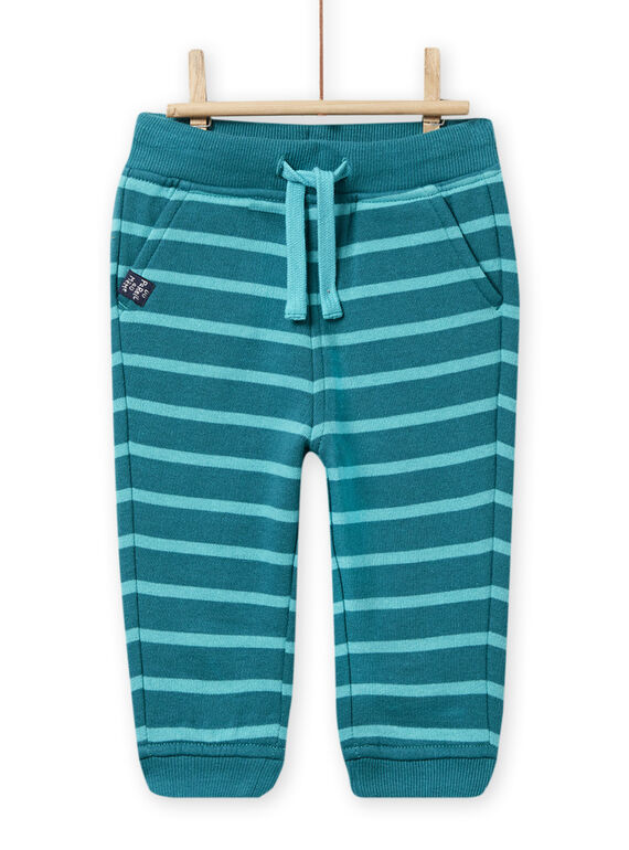 Pantaloni piqué a righe neonato NUJOPAN3 / 22SG1063PAN714
