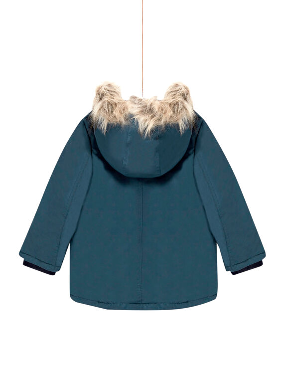 Parka tinta unita con cappuccio bambino MOGROPAR2 / 21W90251PAR716