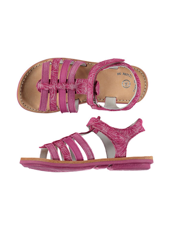 Sandali da città cinturini in pelle bambina FFSANDMIN2 / 19SK35D1D0E304