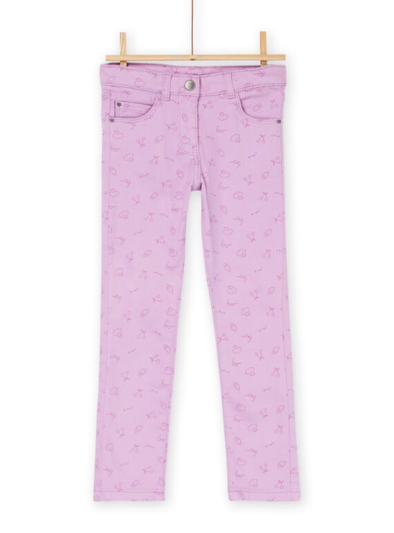 Pantaloni slim viola RAJOPANT2 / 23S90174PAN326