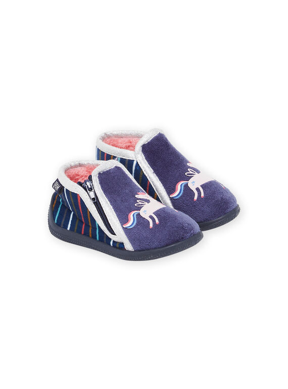 Babbucce stivaletti con stampa unicorno PIPANTLAP / 22XK3751D0A070