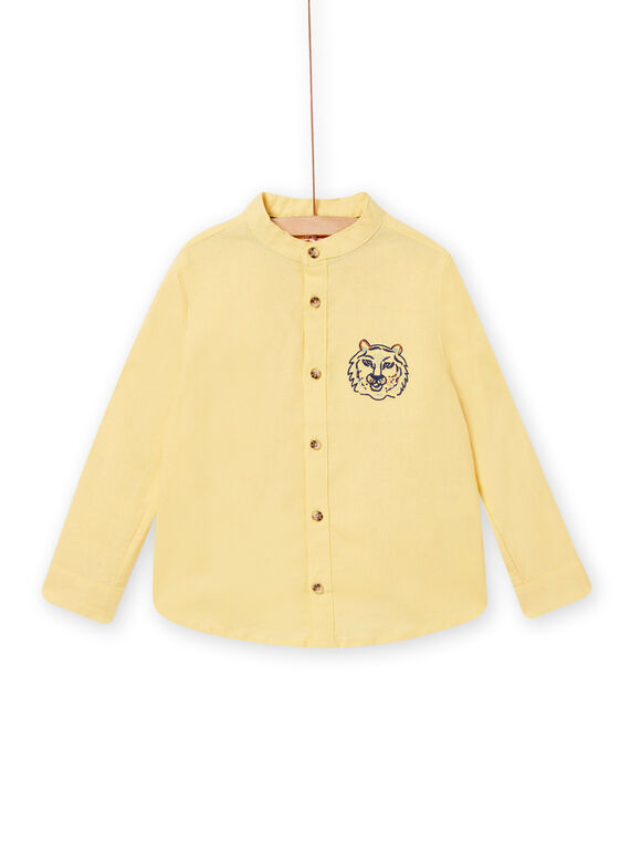 Camicia gialla bambino NOBACHEM2 / 22S90213CHM114