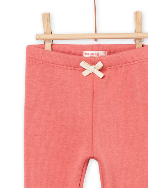 Pantaloni terracotta con motivo testa di animale sulle ginocchia PIJOPANDOU3 / 22WG09D2PANE415