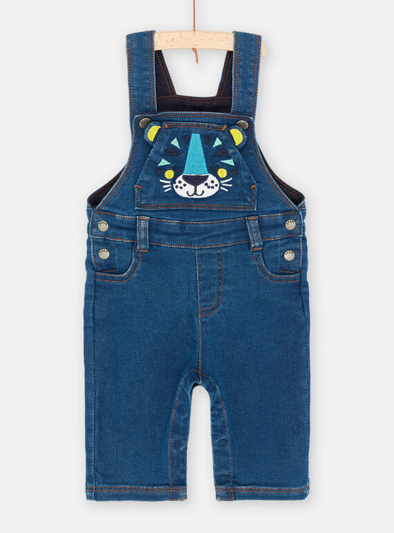 Salopette in jeans blu neonato SUDUSAL / 23WG10P1SALP274