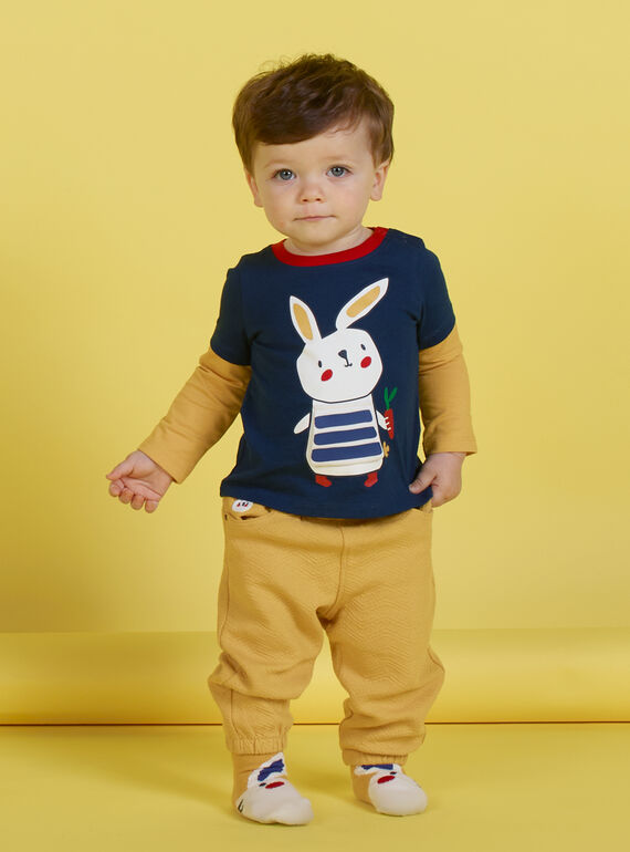 Pantaloni gialli neonato MUMIXPAN2 / 21WG10J1PAN117