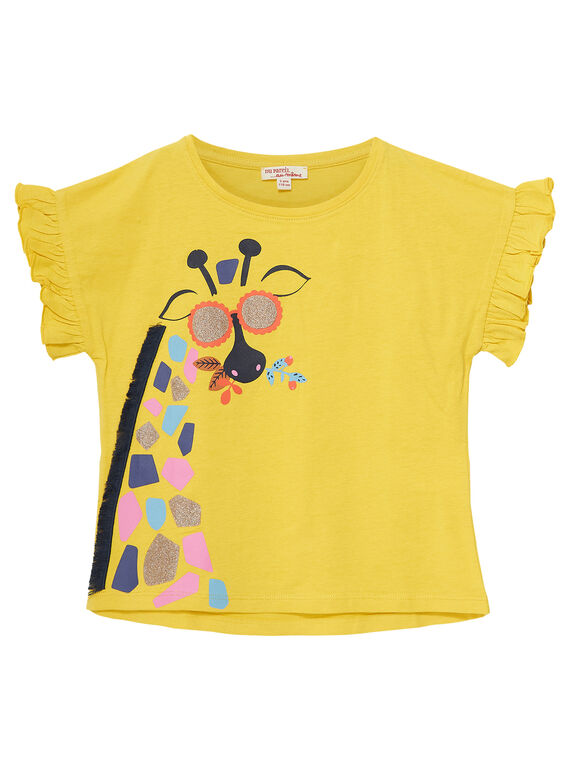 T-Shirt Maniche Corte Gialla JATROTI1 / 20S901F2TMCB102