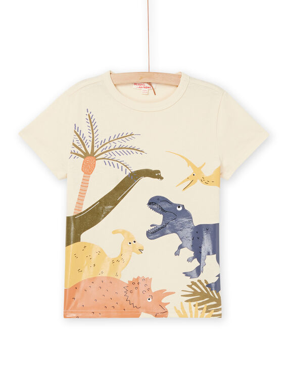 T-shirt con stampa dinosauri in jelly print ROMAGTI4 / 23S902T2TMCA002