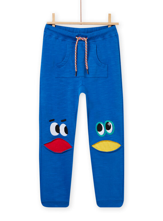 Pantaloni sportivi blu bambino NOLUJOG / 22S902P1JGB702