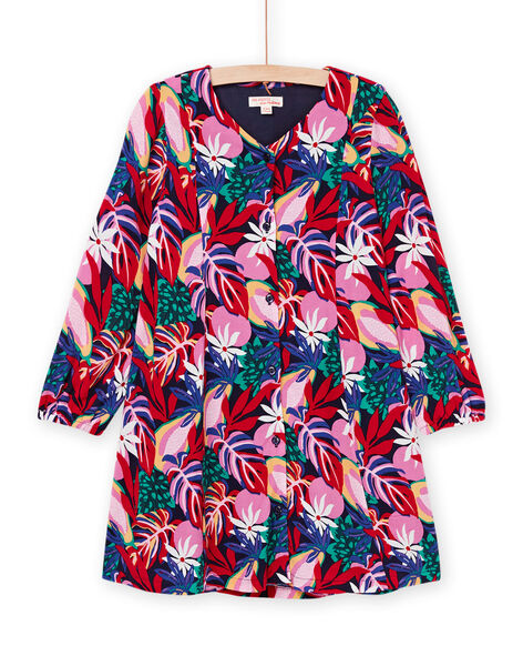 Abito con stampa tropicale RANAUROB1 / 23S901N2ROB070